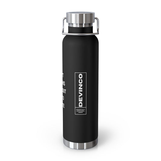 Devinco Copper Vacuum Insulated Bottle, 22oz