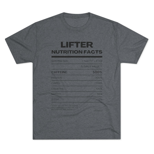 What are you made of? Lifter Edition - Tri-blend